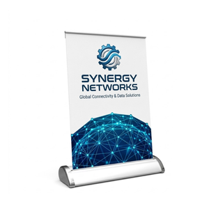 Mini Banner Enrollable A4 Resistente, Soporte de Mesa Retráctil con Impresión Digital de Alta Resolución y Colores Brillantes - Product Image 4