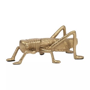 Grasshopper Sculpture 9x6x4 Inches Handmade Animal <b>Decor</b> for Living Room Tabletop Figure Contemporary Design - Product Image 3
