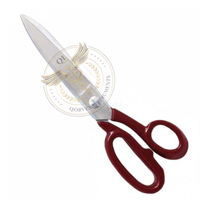 Ciseaux de broderie professionnels pour barbier, pour droitiers, lame en acier inoxydable, pointe arrondie, manche moyen, légers - Product Image 2