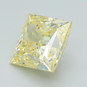 Diamante Suelto de 0.50 Quilates, Corte Princesa, Amarillo Fantasía, Cultivado en Laboratorio, VVS1, CVD, HPHT, Certificado IGI, para Joyería Fina - Product Image 2