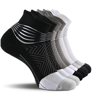 Men Gym Sports Socks Breathable Cotton Athletic Running Socks Moisture Wicking Anti <b>Slip</b> Fitness Training Comfortable Wear - Product Image 3
