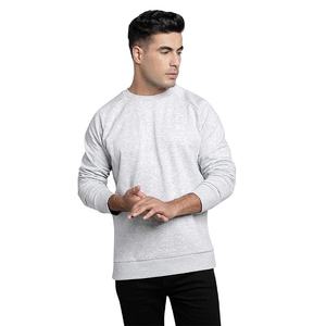 Precio de fábrica al por mayor 100% algodón cuello redondo liso pulóver Sudadera con capucha logotipo personalizado ropa informal de gran tamaño hombres sudaderas con capucha sudaderas - Product Image 1