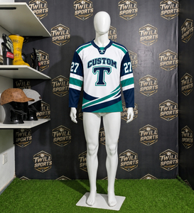 Blank Men's <b>Ice</b> Hockey Jerseys for Adult Unisex Authentic Team Game Shirts Long Sleeve Sports <b>Fan</b> Tops 100% Polyester - Product Image 4