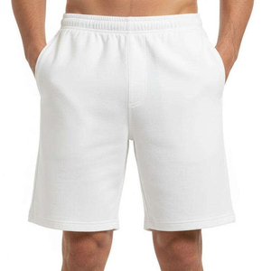 Shorts de jogging amples en molleton 100 % coton français pour hommes, 420 grammes, poids lourd, grande taille - Product Image 1