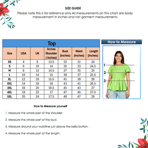 Haut d'été en rayonne à rayures vertes, vente en gros, décontracté, ethnique, pour usage quotidien, confortable, vêtements pour femmes - Product Image 6