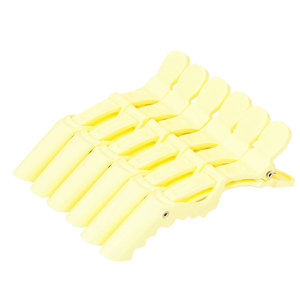 Pinza de Peluquería de Plástico Resistente al Calor con Logotipo Personalizado, Pinza de Cocodrilo para Uso en Salón - Product Image 1