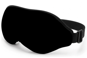 Masque de sommeil 3D profilé à pression zéro avec logo personnalisé, sangle réglable, unisexe, occultant - Product Image 2
