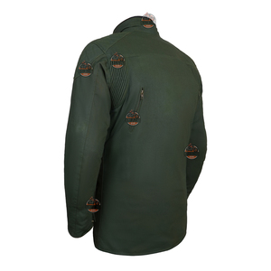 Blouson de moto pour homme en coton ciré 220g, manches longues, robuste, pour la conduite sur route - Product Image 4