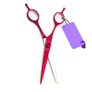 Venta al por mayor tijeras de peluquero con hoja afilada cuchillas de acero inoxidable tijeras de pelo con reposapiés doble ajustable - Product Image 5