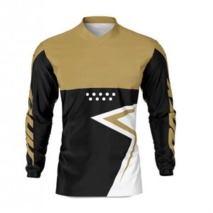 Maillots de cyclisme personnalisés imprimés par sublimation, respirants, coupe-vent, ignifuges et imperméables pour BMX, Dirt Bike, Motocross, MX Racing - Product Image 1