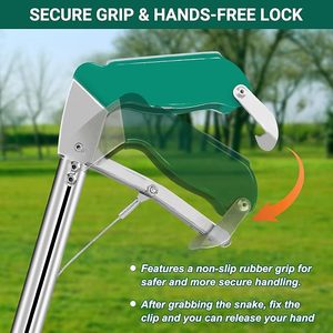 Durable Professional Snake Tongs Collapsible Reptile Catcher Stick Rattlesnake Grabber <b>Tool</b> <b>Safe</b> Handling Equipment - Product Image 4