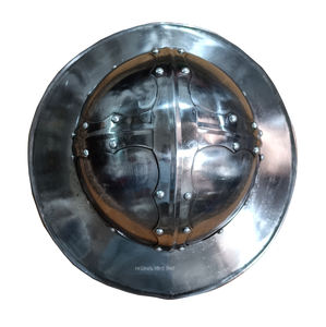 Casco Medieval Hecho a Mano, Casco de Caballero de Acero Suave, Armadura Histórica para Recreación Histórica, Disfraz de Cosplay, Disfraz para Halloween y Navidad - Product Image 5