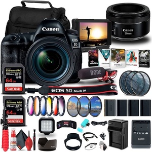 Nueva Oferta: Cámara DSLR Canon EOS 5D Mark IV Original con Kit Completo y Lente 24-105mm, Calidad Profesional - Product Image 3