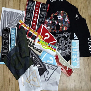 Stock all'Ingrosso di T-Shirt da Uomo a Maniche Corte con Girocollo di Marchi Originali in Cotone, Lotto Misto dal Bangladesh - Product Image 4