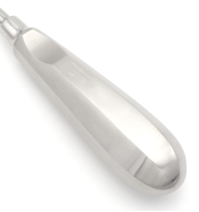 Double Curved 3mm Luxating Elevator Dental Extraction Instrument Thin Sharp Blade Periodontal Ligament Cutter Surgical Stainless - Product Image 3