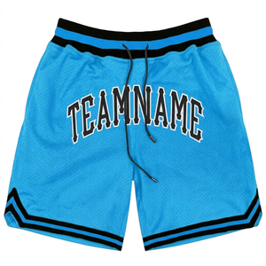 Shorts de basketball personnalisés pour hommes, sublimés, double couche en mesh, imprimés, respirants, pour l'été, avec broderie - Product Image 6