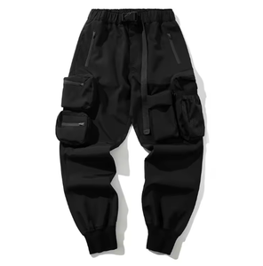 Pantalon cargo pour homme de haute qualité, coupe décontractée, multi-poches, pantalon de randonnée - Product Image 1