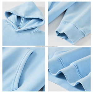 Ventes en gros OEM, sweat-shirt unisexe en molleton vintage lavé, imprimé personnalisé, taille plus, 460 g/m², 42 % coton, 58 % polyester - Product Image 2