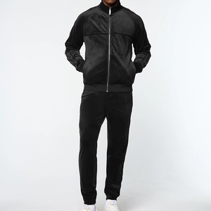 Survêtement en velours prêt à la vente pour hommes, personnalisable avec marque privée, vente en gros, vêtements de sport d'hiver - Product Image 4