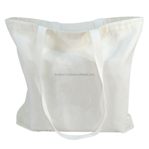 Bolsa de Tela Gruesa al por Mayor, Bolsa de Compras de Algodón con Logotipo Personalizado, Bolsillo, Duradera, Reutilizable, Promocional, con Cierre de Cremallera - Product Image 4