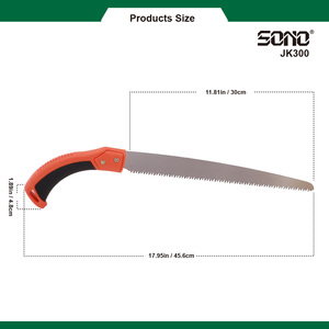 SONO JK300 Manual Garden Agriculture High Carbon Steel Plastic Handle Angle Pruning Hand <b>Saw</b> Fixed Blade 300mm 20 TPI - Product Image 4