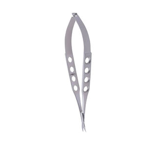 Ciseaux microscopiques manuels personnalisés en acier inoxydable, lame incurvée et aiguisée, dispositif médical de classe I, pour chirurgie générale, avec poignée chirurgicale - Product Image 4