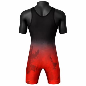 Combinaison de lutte professionnelle pour hommes, respirante, à compression, une pièce, pour la musculation, l'haltérophilie, l'entraînement - Product Image 4