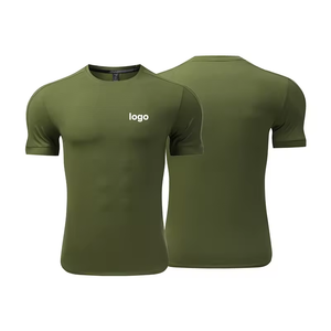 Camiseta Deportiva Ligera y Transpirable para Hombre, Personalizada, de Manga Corta, Tejida, con Logotipo Estampado, para Correr - Product Image 2
