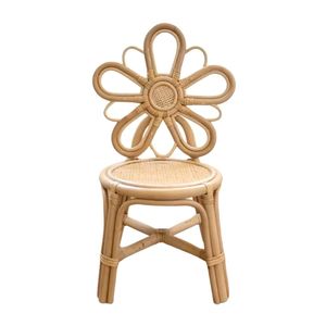 Wholesale Factory Price Kids Rattan Petal <b>Chair</b> Kids Furniture High Quality Nursery Room Children Furniture Hot Sale <b>Cheap</b> - Product Image 1