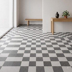 Carreaux de sol antidérapants adhésifs pour extérieur, usage intensif, 400x400mm, 12mm, en céramique vitrifiée, pour allées, jardins et espaces commerciaux, avec garantie de 5 ans - Product Image 3