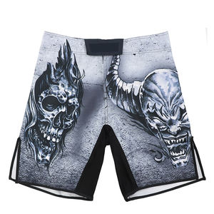 Shorts de performance haute performance légers à panneaux extensibles pour le grappling, le Nogi BJJ, le MMA et le kickboxing, vêtements de club d'e-sport et de combat à designs variés - Product Image 3