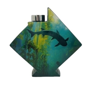 โกศทรงสี่เหลี่ยมคลาสสิกทำจากอะลูมิเนียมสำหรับใส่เถ้ากระดูก - โกศโลหะสำหรับเผาศพสำหรับผู้ใหญ่สำหรับงานศพ - Product Image 4