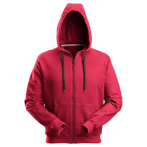 Hoodies unisexe en molleton oversize à fermeture éclair, coupe ample, de haute qualité, pour hommes - Product Image 1