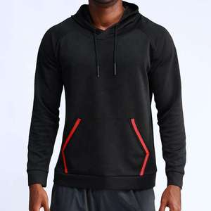 Sweat à capuche personnalisé pour homme avec poche kangourou, thermique, surdimensionné, en polaire, de haute qualité, 100% coton beige pour l'hiver - Product Image 4