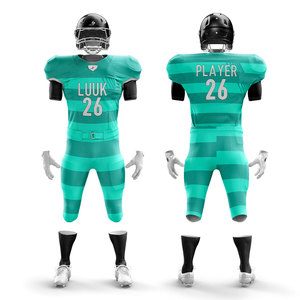 Ensemble d'uniformes de football américain personnalisés pour adultes, jeunes et hommes, grande taille, respirant, antibactérien, séchage rapide, évacuation de l'humidité - Product Image 4