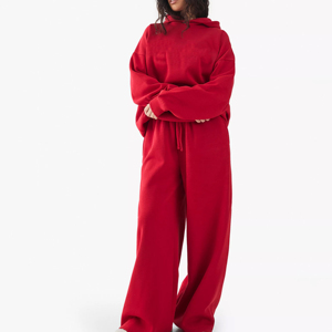 Pantalones Casuales de Forro Polar de Poliéster/Algodón para Mujer, de Alta Calidad, Tendencia 2026, Talla Grande, Cintura Elástica, Frente Plano, para Invierno - Product Image 2