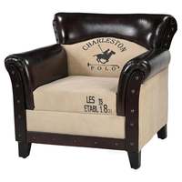 Fauteuil Chesterfield traditionnel en cuir véritable brun de qualité supérieure avec dossier capitonné, accoudoirs roulés et pieds en bois massif