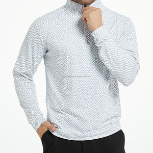   เสื้อฮู้ดดี้ผู้ชายสำหรับเล่นกีฬา ปี 2026 จากผู้ผลิต OEM คุณภาพสูง แบบซิปคอ 1/4  สำหรับกอล์ฟ  พร้อมบริการสกรีนลายตามสั่ง - Product Image 1