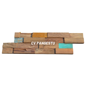 PANGESTU Panneaux muraux insonorisants de style moderne en matériaux recyclés, motif géométrique, pour usage domestique, commercial, divertissement et villas - Product Image 1