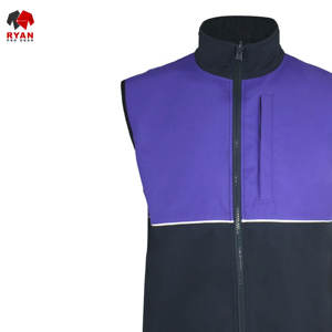 Veste softshell personnalisée Ryan Pro Gear pour homme, tissu confortable et respirant avec design de panneau de logo personnalisé - Product Image 4