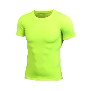 Camisetas de entrenamiento de bambú personalizadas para hombre al por mayor, ropa deportiva informal de punto de longitud corta para gimnasio, ropa deportiva - Product Image 4