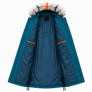 Women's Outdoor <b>Waterproof</b> Parka <b>Jacket</b> with Breathable Fabric, Adjustable Hood and Soft <b>Warm</b> Inner Lining for Hiking - Product Image 6