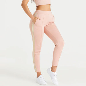 High Quality Customized Logo Design Women's <b>Trousers</b> 100% Cotton Lightweight Workout <b>Trouser</b> For Adults - Product Image 4