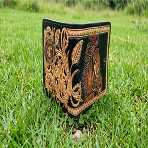 Elegante Cartera de Cuero para Hombre con Acabado de Cuero Premium, Múltiples Ranuras para Tarjetas, Portamonedas y Diseño Ligero para Uso Diario - Product Image 2