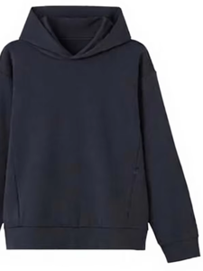 Sweat à capuche léger pour homme en coton éponge, décontracté, à manches longues, pour le printemps et l'automne, avec logo personnalisé, sweat uni, OEM ODM - Product Image 5