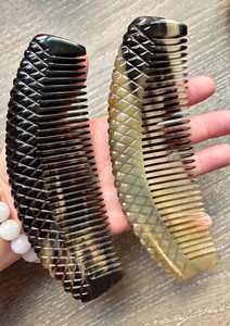 Peine de Cuerno Natural Hecho a Mano, Recién Llegado – Peine para el Cabello Hecho a Mano – Cabello y Cuero Cabelludo Saludables – Calidad Premium – Regalo - Product Image 4