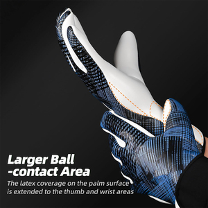 Guantes de portero de fútbol más vendidos para niños jóvenes, con agarre fuerte, protección completa para los dedos y el pulgar, guantes de portero para partidos. - Product Image 4