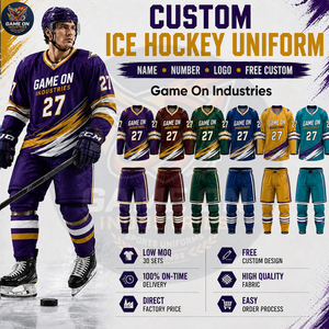 Wholesale Rate OEM ODM Service Factory Direct Full Sublimated Ice Hockey Jersey and Pants Team Wear Custom Ice Hockey Uniform - Product Image 5