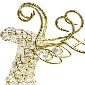Figurine de cerf en cristal, faite à la main en aluminium, moderne et écologique, pour une sculpture de table élégante pour le salon et le bureau à domicile - Product Image 2