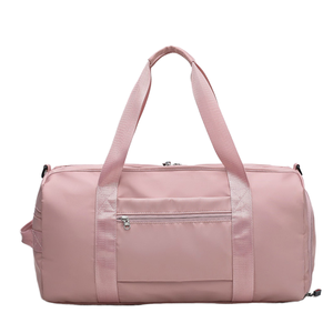 Sac de voyage unisexe grande capacité, sac de sport multifonctionnel en nylon, couleur unie, fermeture éclair, sacs de voyage - Product Image 4
